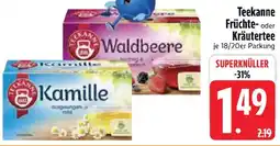 Edeka Teekanne Früchte- oder Kräutertee Angebot