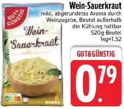 Edeka Gut & Günstig Wein-Sauerkraut Angebot