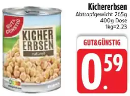 Edeka Gut & Günstig Kichererbsen Angebot