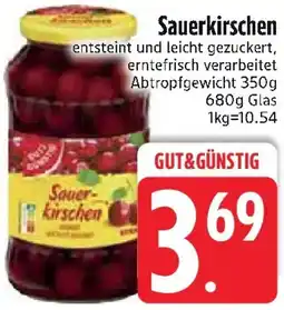 Edeka Gut & Günstig Sauerkirschen Angebot