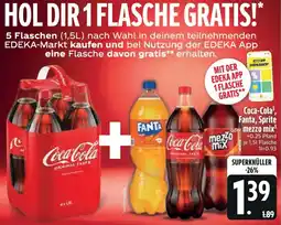 Edeka Coca-Cola, Fanta, Sprite oder mezzo mix Angebot