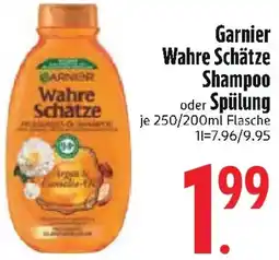 Edeka Garnier Wahre Schätze Shampoo oder Spülung Angebot