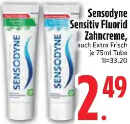 Edeka Sensodyne Sensitiv Fluorid Zahncreme Angebot