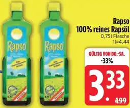 Edeka Rapso 100% reines Rapsöl Angebot