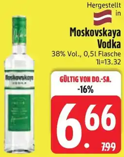 Edeka Moskovskaya Vodka Angebot