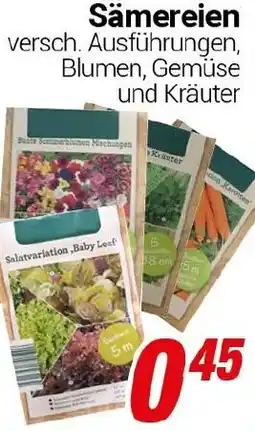 CENTERSHOP Sämereien Angebot