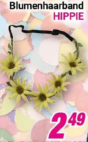 CENTERSHOP Blumenhaarband HIPPIE Angebot