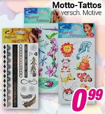 CENTERSHOP Motto-Tattos Angebot