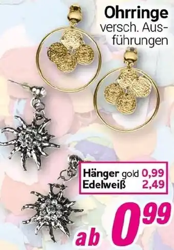 CENTERSHOP Ohrringe Angebot