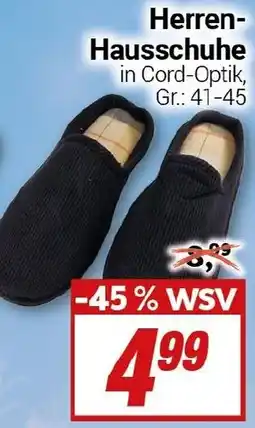 CENTERSHOP Herren Hausschuhe Angebot
