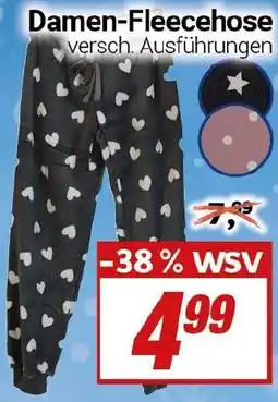 CENTERSHOP Damen-Fleecehose Angebot