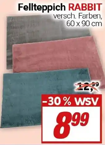 CENTERSHOP Fellteppich RABBIT Angebot