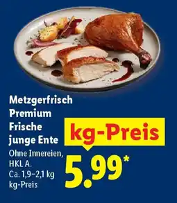 Lidl Metzgerfrisch Premium Frische junge Ente Angebot