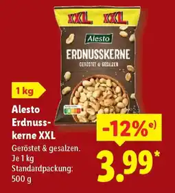 Lidl Alesto Erdnusskerne XXL Angebot