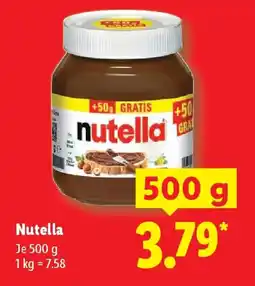 Lidl Nutella Angebot