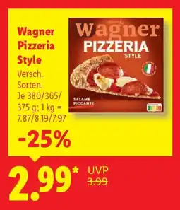 Lidl Wagner Pizzeria Style Angebot
