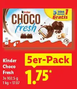 Lidl Kinder Choco Fresh Angebot