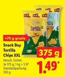 Lidl Snack Day Tortilla Chips XXL Angebot
