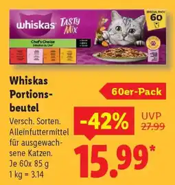 Lidl Whiskas Portionsbeutel Angebot