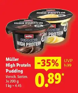 Lidl Müller High Protein Pudding Angebot
