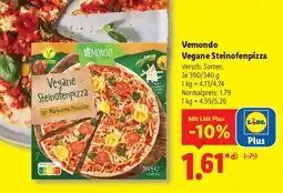Lidl Vemondo Vegane Steinofenpizza Angebot