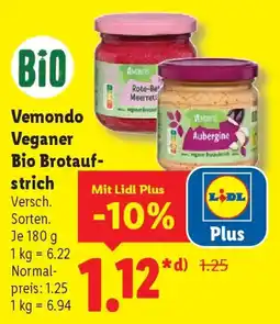 Lidl Vemondo Veganer Bio Brotaufstrich Angebot