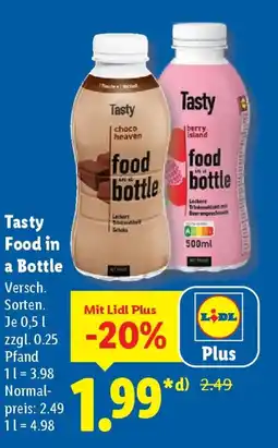 Lidl Tasty Food in a Bottle Angebot