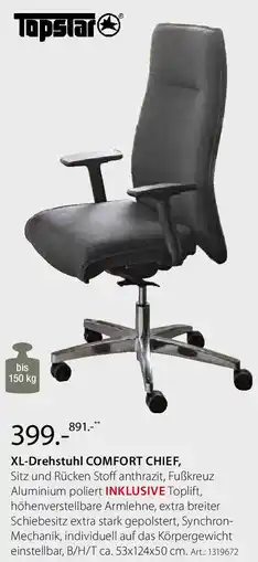 Zurbrüggen Topstar XL-Drehstuhl COMFORT CHIEF Angebot