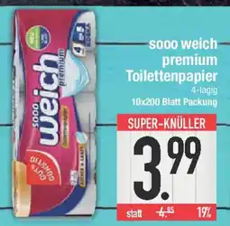E-Center sooo weich premium Toilettenpapier Angebot