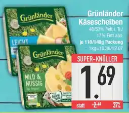 E-Center Grünländer Käsescheiben Angebot