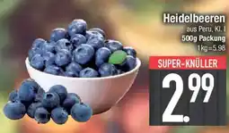 E-Center Heidelbeeren Angebot