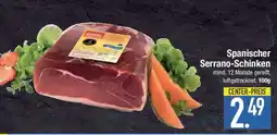 E-Center Spanischer Serrano-Schinken Angebot