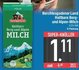 E-Center Berchtesgadener Land Haltbare Berg- und Alpen-Milch Angebot