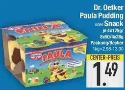 E-Center Dr. Oetker Paula Pudding oder Snack Angebot
