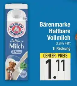 E-Center Bärenmarke Haltbare Vollmilch Angebot