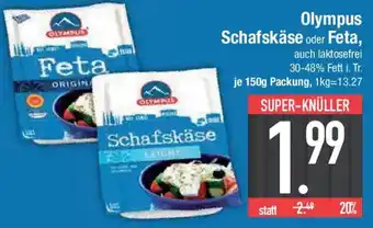 E-Center Olympus Schafskäse oder Feta Angebot
