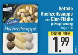 E-Center Settele Hochzeitssuppe oder Eier-Flädle Angebot
