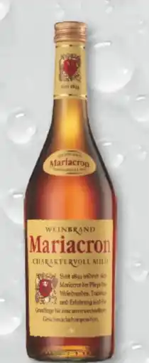 trinkgut Mariacron Weinbrand Angebot
