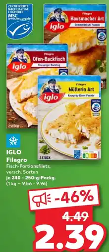 Kaufland IGLO Filegro Angebot