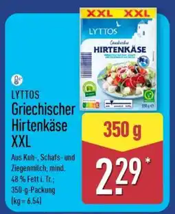 Aldi Nord LYTTOS Griechischer Hirtenkäse XXL Angebot