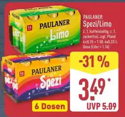 Aldi Nord PAULANER Spezi/Limo Angebot