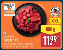 Aldi Nord FAIR & GUT Gulasch XXL Angebot
