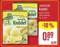 Aldi Nord LANDFREUDE Knödel Angebot