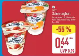 Aldi Nord ZOTT Sahne-Joghurt Angebot