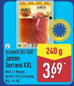 Aldi Nord TESOROS DEL SUR Jamón Serrano XXL Angebot