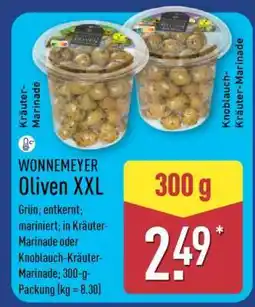 Aldi Nord WONNEMEYER Oliven XXL Angebot