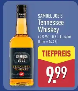 Aldi Nord SAMUEL JOE'S Tennessee Whiskey Angebot