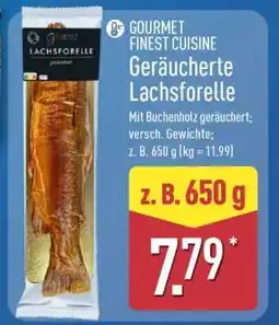 Aldi Nord Geräucherte Lachsforelle Angebot
