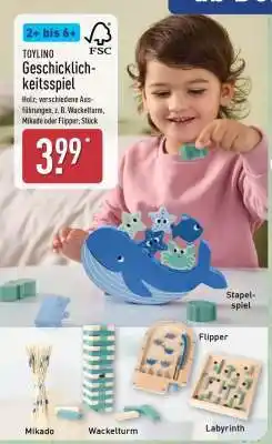 Aldi Nord TOYLINO Geschicklichkeits­spiel Angebot
