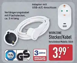 Aldi Nord WORKZONE Stecker/Kabel Angebot